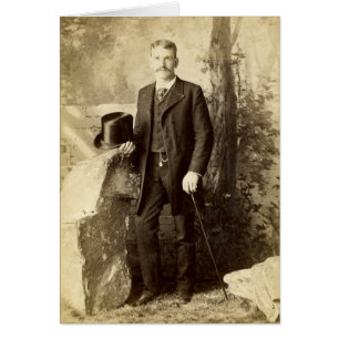 Portait vintage de Gentleman victorien