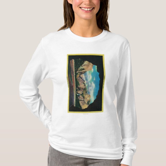 Portal der Herrlichkeitsansicht Yosemite-Tales T-Shirt (Vorderseite)