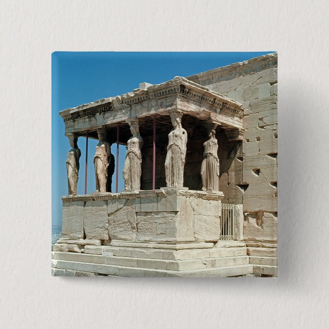 Portal der Mädchen, Erechtheion, c.421-405 BC Button (Vorderseite)