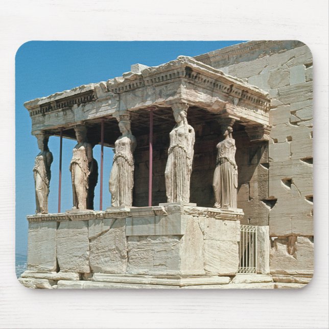Portal der Mädchen, Erechtheion, c.421-405 BC Mousepad (Vorne)