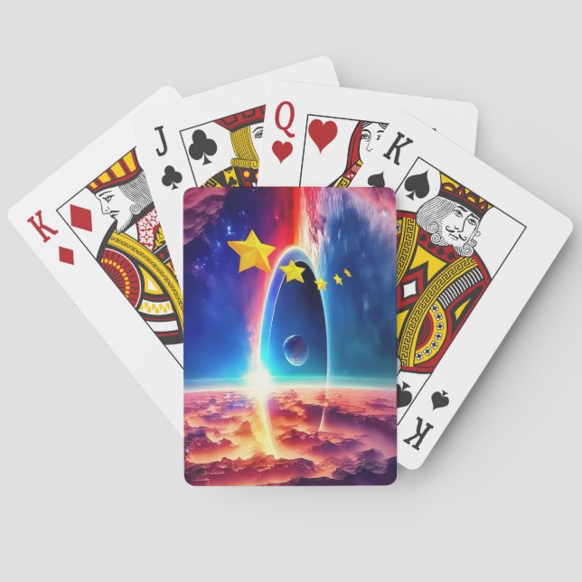 Portal des Kosmos Spielkarten (Rückseite)