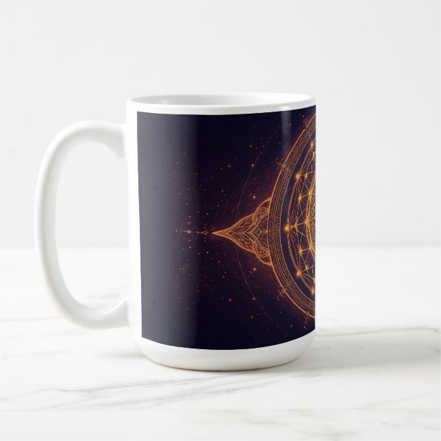 Portal of the Infinite Light – A Sacred Mandala Kaffeetasse (Links)
