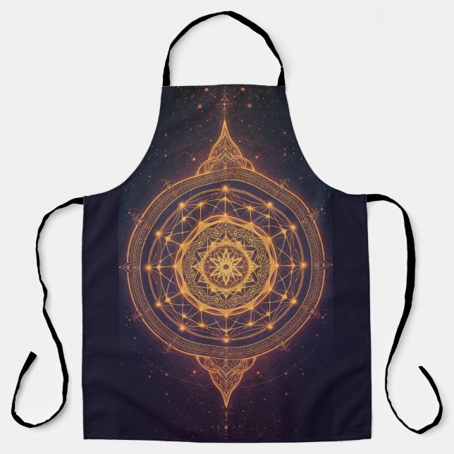 Portal of the Infinite Light – A Sacred Mandala Schürze (Vorderseite)