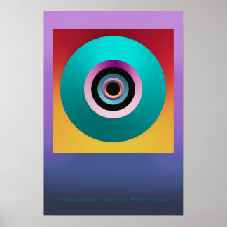 " PORTAL TO INFINITY " von Robert Singletary Poster