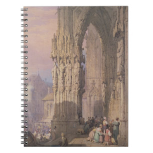 Portal von Regensburg-Kathedrale Notizblock