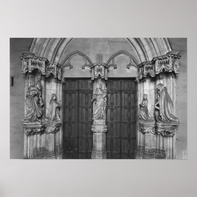 Portal with a trumeau depicting the Virgin Poster (Vorne)