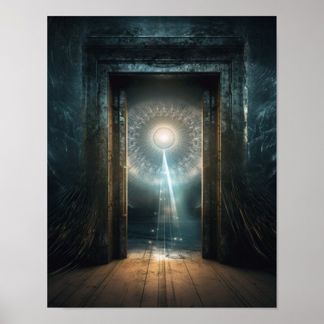 Portal zum unbekannten digitalen Kunstplakat Poster (Vorne)