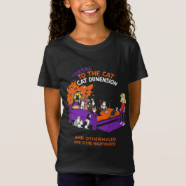 Portal zur Katzen-Dimension: Lustiges Chaos-Katzen T-Shirt