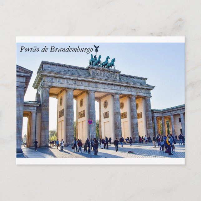 Portão de Brandemburgo Postkarte (Vorderseite)