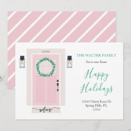 Porte avant - Faire-part rose