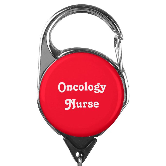 Porte-badge Infirmière en oncologie