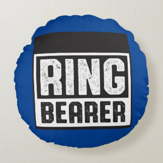 Porte-Bague Coussin Collection Bleu Et Noir