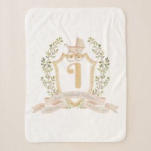 Porte bébé Monogramme "I" Pépinière Couverture béb