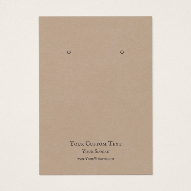 Porte-bijoux, Rustic Kraft (Devant)