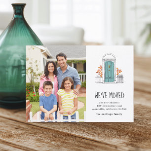 Porte bleue   Photo Moving Faire-part