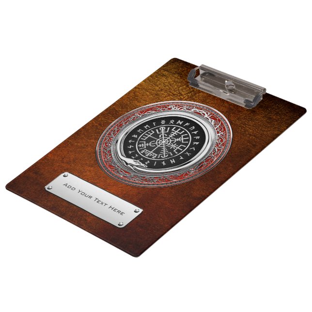 Porte-bloc [110] Vegvisir - Viking Silver Magic Runic Compass (Incliné)