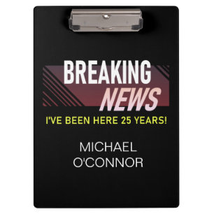 Porte-bloc 25 ans Anniversaire du travail Appréciation de l'e