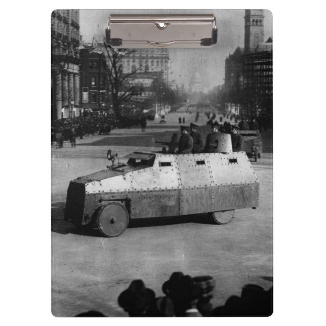 Porte-bloc 27 mars 1917 :  L'escadron de véhicule blindé (Devant)
