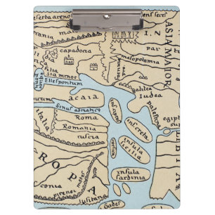 Porte-bloc 2ème siècle de CARTE du MONDE