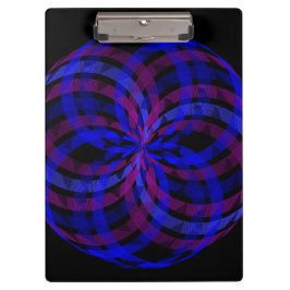 Porte-bloc 3D Center Flower Petal Geometric Clipboard