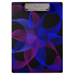 Porte-bloc 3D To 2D Cylinder Ring Geometric Clipboard