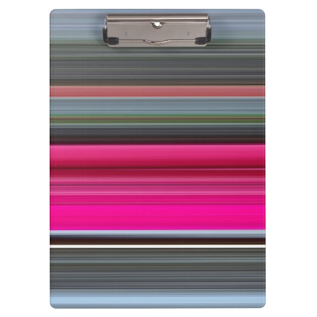 Porte-bloc Abstrait n° 1 : Cerise et gris (Devant)