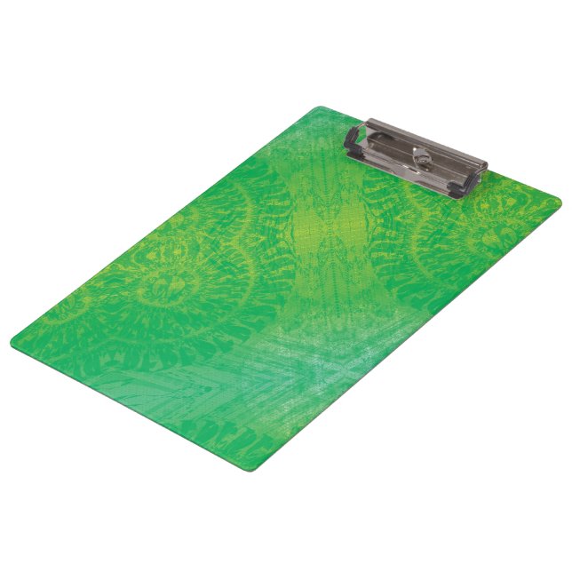 Porte-bloc Acceptation | Médaillons de saumons jaunes bleus (Incliné)