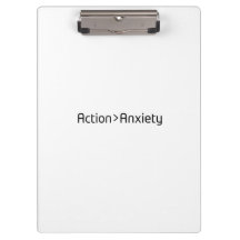 Action Over Anxiety Minimalist Professional 