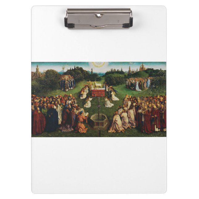 Porte-bloc Adoration de l'agneau par Jan van Eyck (Devant)