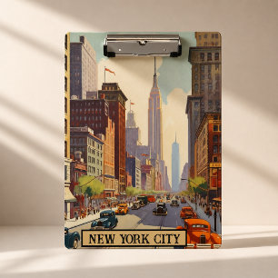 Porte-bloc Affiche de voyage vintage New York City