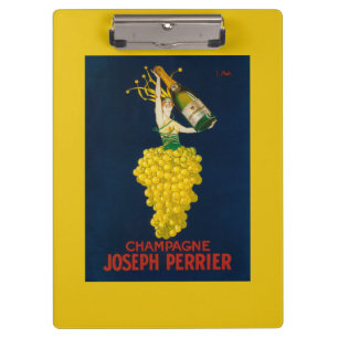 Porte-bloc Affiche promotionnelle de Joseph Perrier Champagne