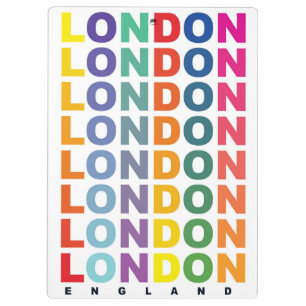 Porte-bloc Affiche rétro Londres Angleterre