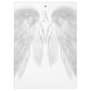 Porte-bloc AILES D'ANGE Monogramme Blanc