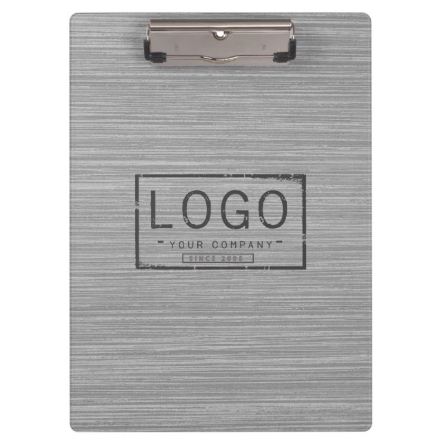 Porte-bloc Ajoutez votre logo bois de grange rustique (Devant)