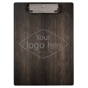 Porte-bloc Ajoutez votre logo en bois de grange rustique
