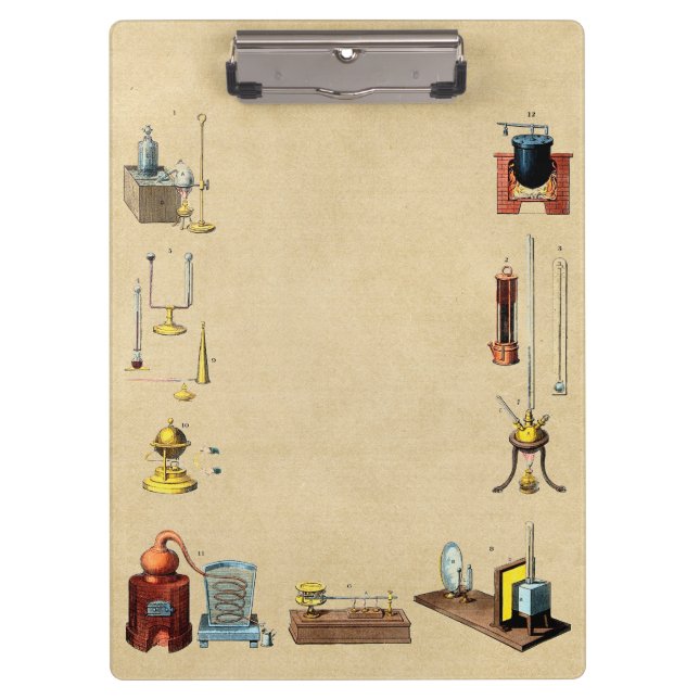 Porte-bloc Alchimie médiévale Laboratoire Outils de science (Devant)
