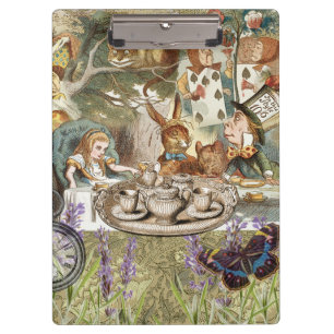 Porte-bloc Alice Aventures Classique Wonderland Thé Party