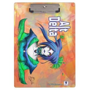 Porte-bloc AltDelta Art Series : Blue Geisha Clip Board