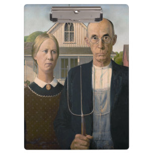 Porte-bloc American Gothic : Vie rurale pauvre paysan