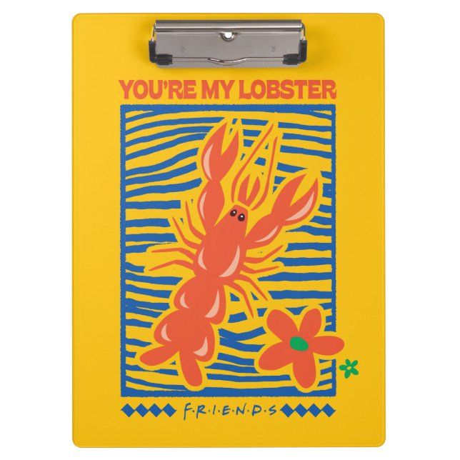 Porte-bloc AMIS™ | Vous êtes mon homard vibrant graphique (Devant)