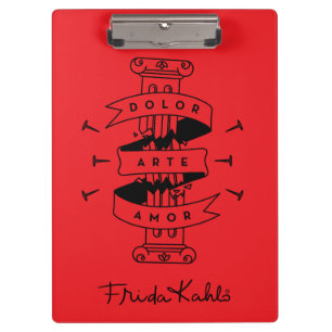 Porte-bloc Amour d'art de douleur de Frida Kahlo  