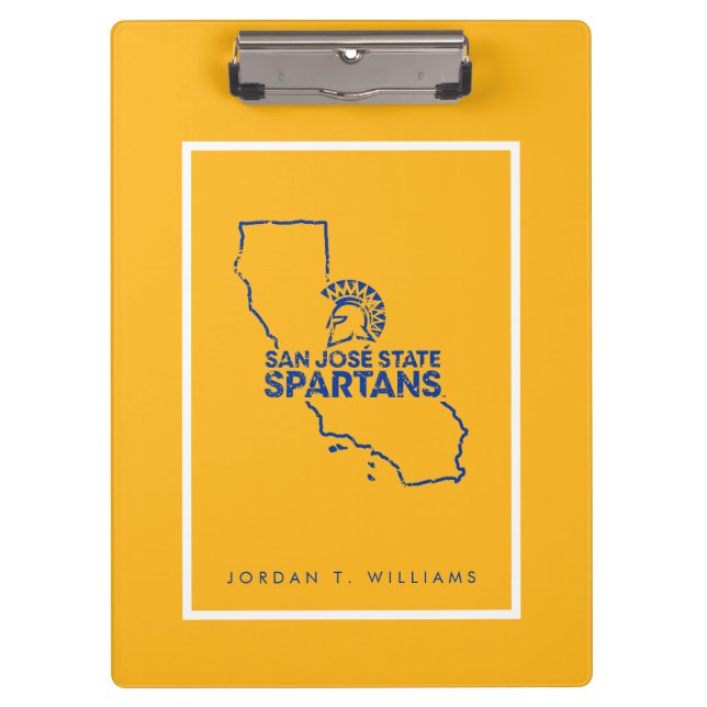 Porte-bloc Amour de Spartans d'état de San Jose (Devant)
