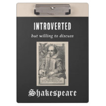 Amusant Introvert Humour Cool Shakespeare Thème