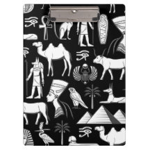 Ancient Egypt Hieroglyphic Symbol Pattern     