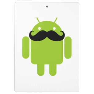 Porte-bloc Android Robot Moustache