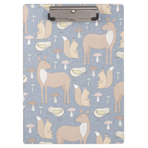 Porte-bloc Animaux mignons de la forêt Cerf Écureuil Poussin 