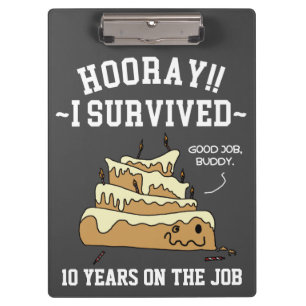 Porte-bloc Anniversaire de travail d'appréciation des employé