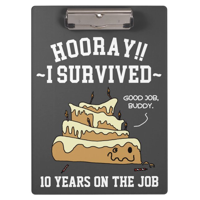 Porte-bloc Anniversaire de travail d'appréciation des employé (Devant)