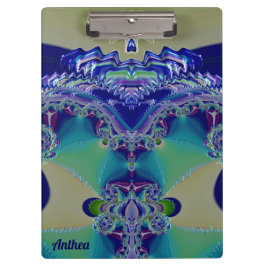 Porte-bloc ANTHEA ~ WOW ! ÉTRANGE ! Aqua jaune bleu et vert