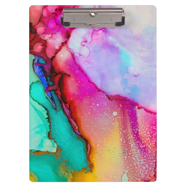 Porte-bloc Aquarelle colorée (Devant)